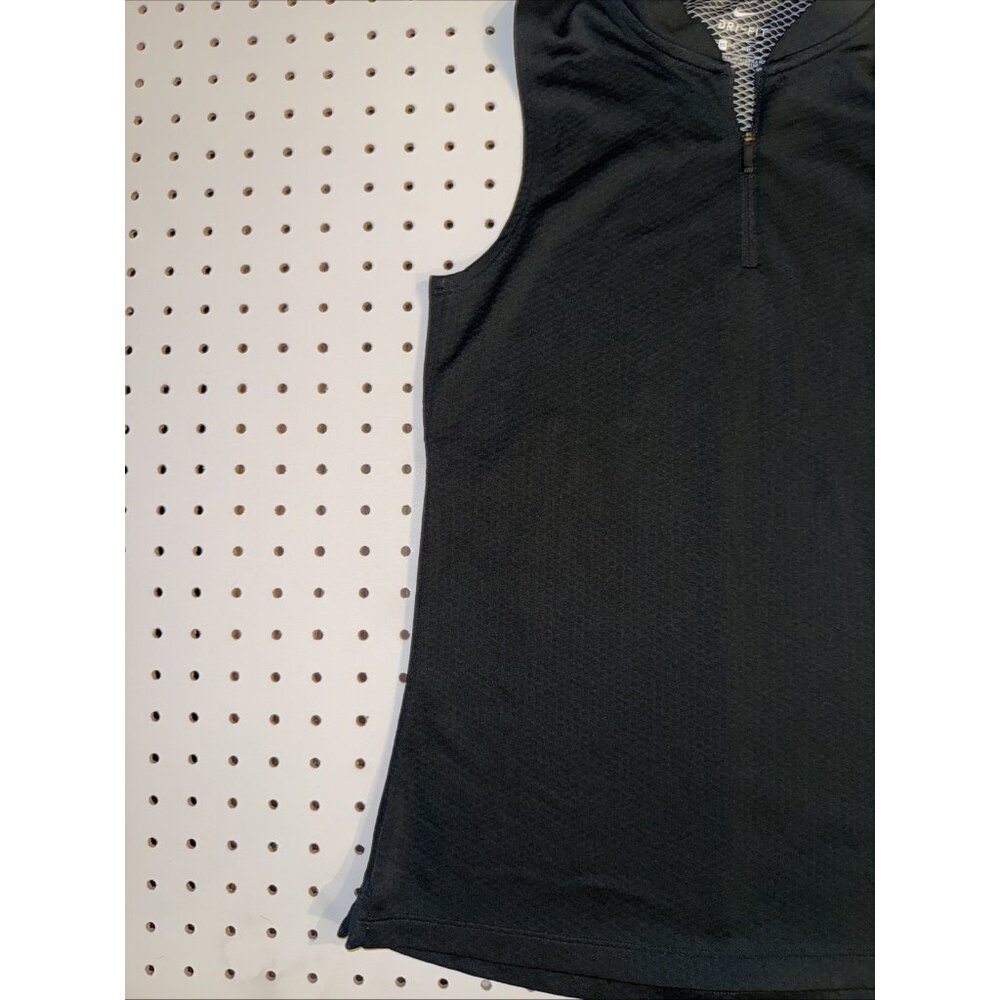 Nike Dri-FIT Women’s XS Sleeveless Quarter Zip Tennis Golf Top Black - Picture 3 of 6